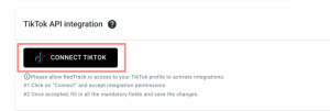 tiktok api integration redtrack